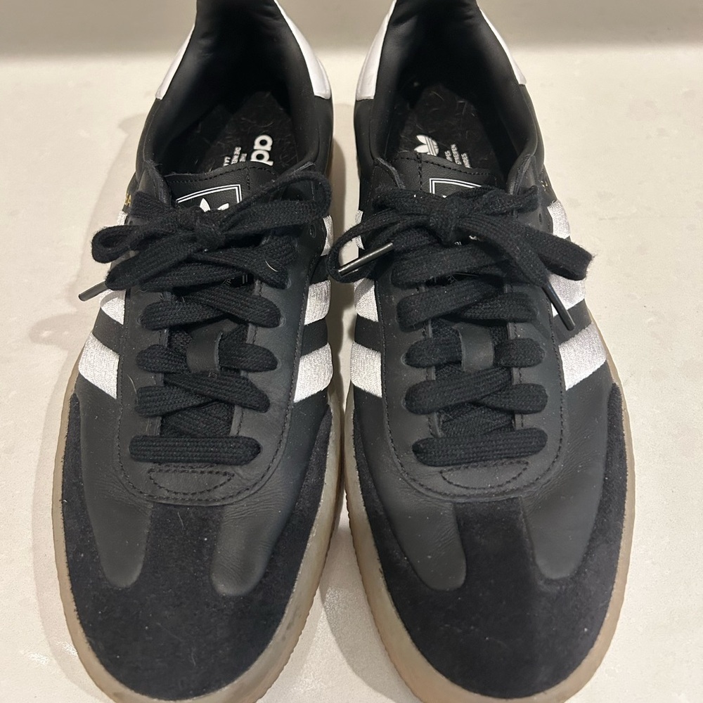 Adidas Women’s Black and White Samba Sneakers